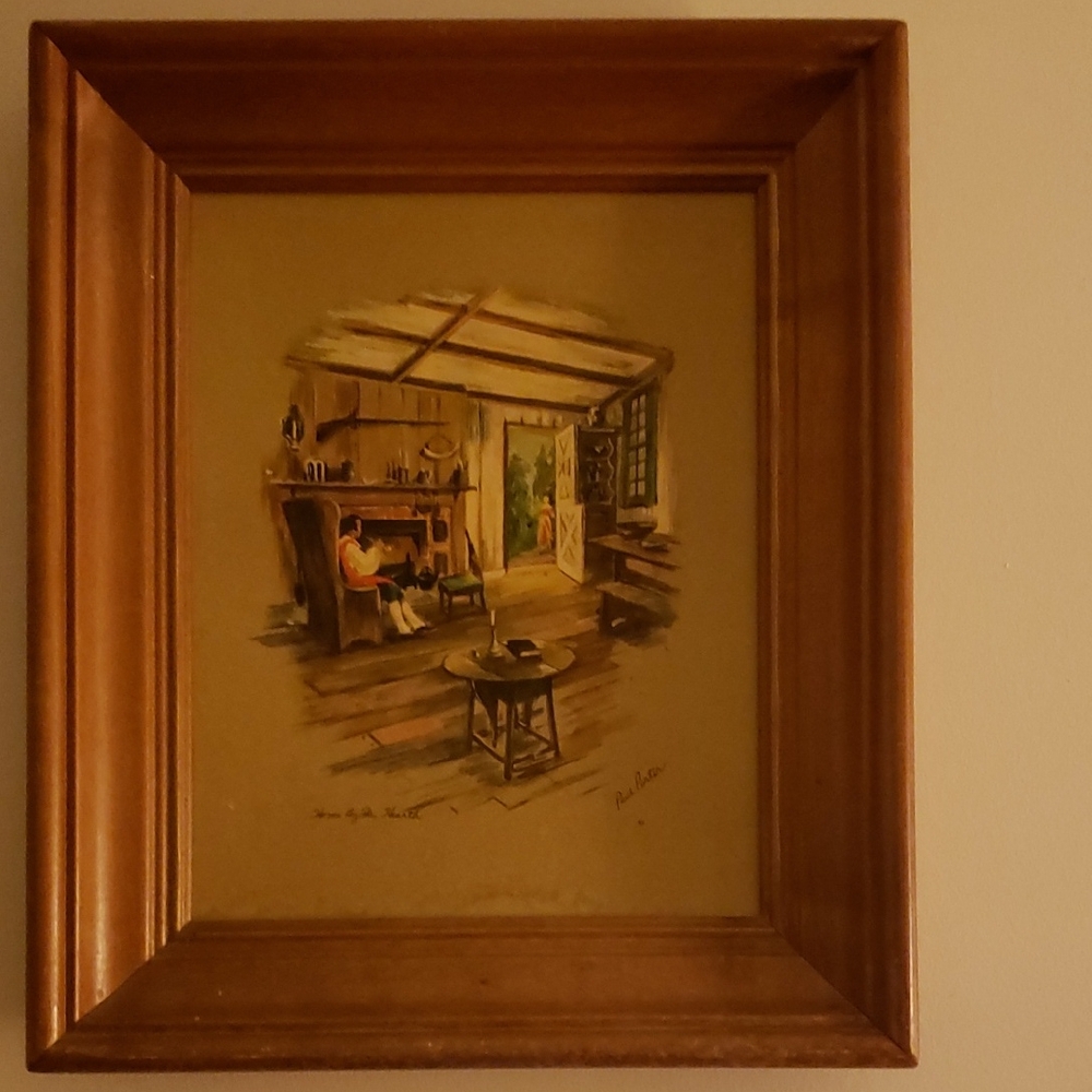 Rustic Brown Framed Home Art